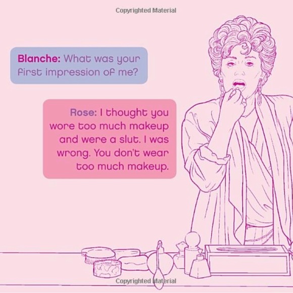 Golden Rules: Wit and Wisdom of The Golden Girls Little Hardcover Book Gift - Picture 2 of 7